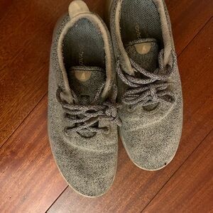 Gray Brown Allbirds Wool Runners Casual Sneakers
